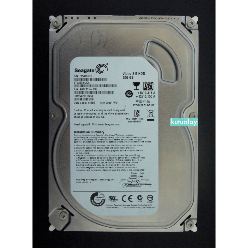 Ổ Cứng 3.5 Hdd 250gb Sata Komputer 100% | BigBuy360 - bigbuy360.vn