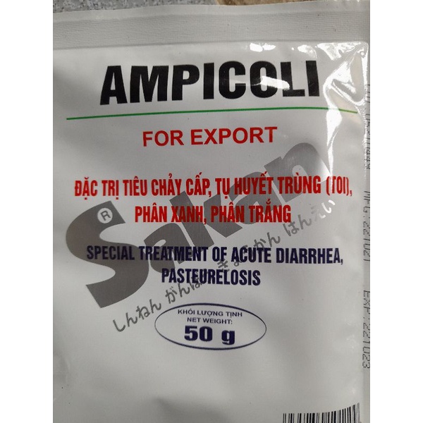 Ampi coli ampicoli phân xah phân trăng, ecoli thuong hàn, tụ huyệt trung đi ịa chó mèo gà đá chim dê thỏ lợn, dê