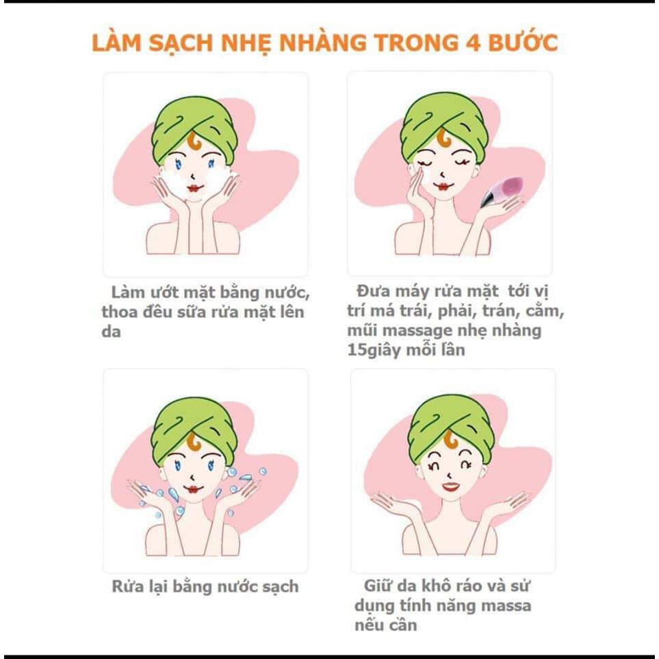 Máy rửa mặt LACO FACIAL BRUSH sạch sâu, massage nâng cơ êm dịu. Hàng Chính Hãng | BigBuy360 - bigbuy360.vn