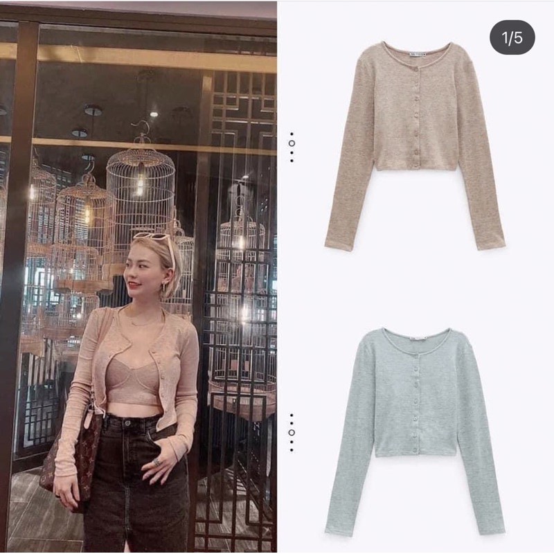 Áo cardigan zá rà