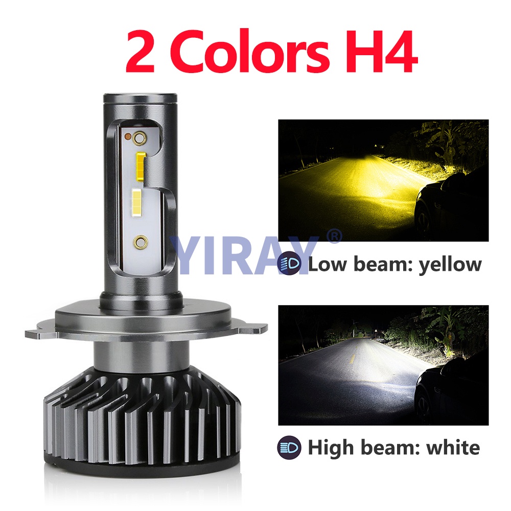 1 Cặp Đèn Pha H4 HB2 9003 Hi/Low Siêu Sáng CSP 3000K 6000k Ánh Sáng Trắng/Vàng Chất Lượng Cao Cho Xe Hơi