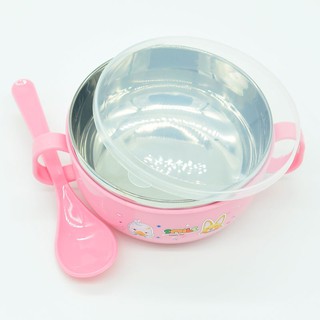 Bộ bát kèm thìa inox cho bé