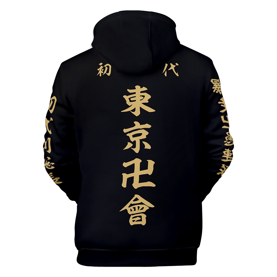 Áo Thun / Áo khoác / Áo Hoodie  In Hình Anime Tokyo Revengers Draken 3D Thời Trang Cho Nam Và Nữ