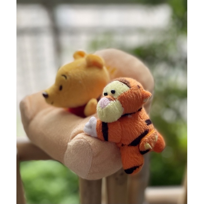 Gấu bông Disney Winnie the Pooh ghế sofa gấu Pooh và hổ cọp Tigger 10-15cm