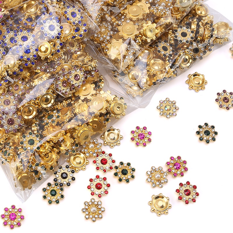 Bán Sỉ Kẹp Đính Hạt Ngọc Trai Làm Đồ Thủ Công DIY Cho Quần Áo Trẻ Em