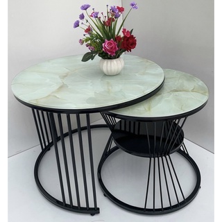 bàn sofa mẹ bồng con nguyên cặp