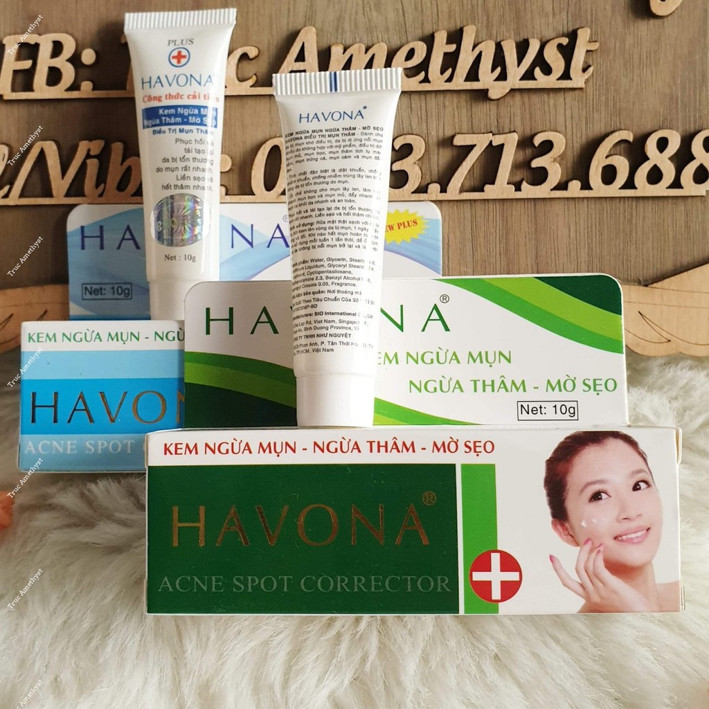 COMBO 3 HỘP KEM NGỪA MỤN THÂM DỊ ỨNG HAVONA (NEW) | BigBuy360 - bigbuy360.vn