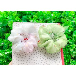 Buộc tóc SCRUNCHIES galaxy sao 2 lớp trẻ trung