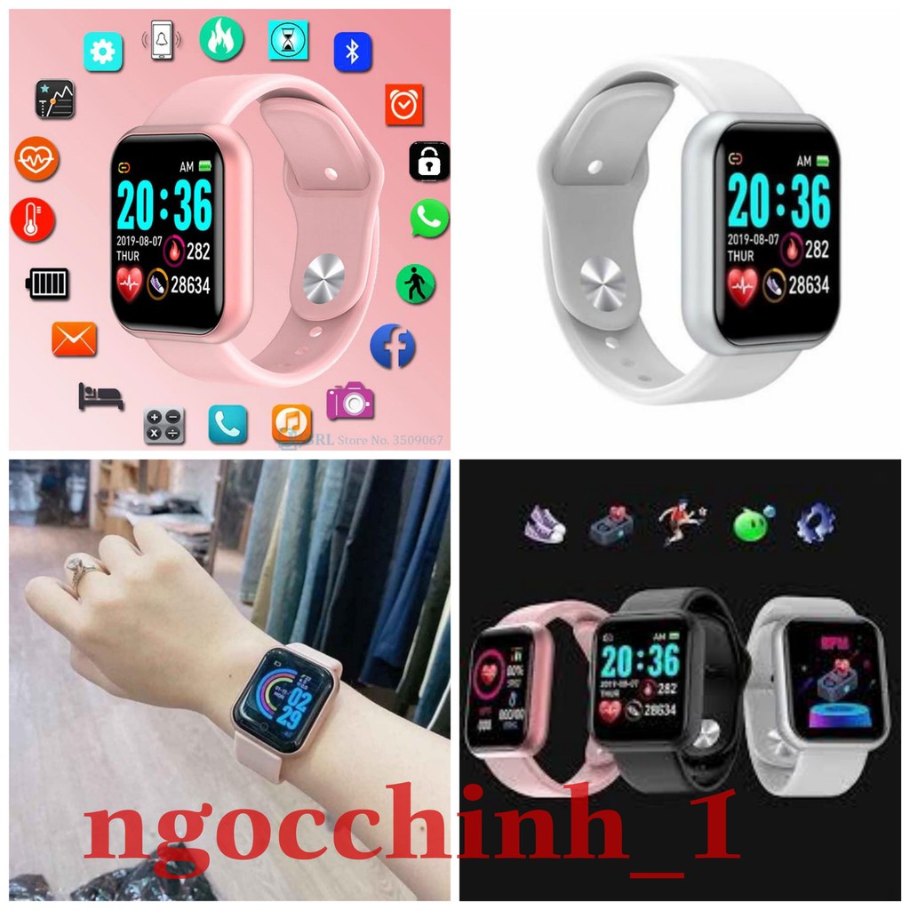 Đồng hồ thông minh Y68 Full box