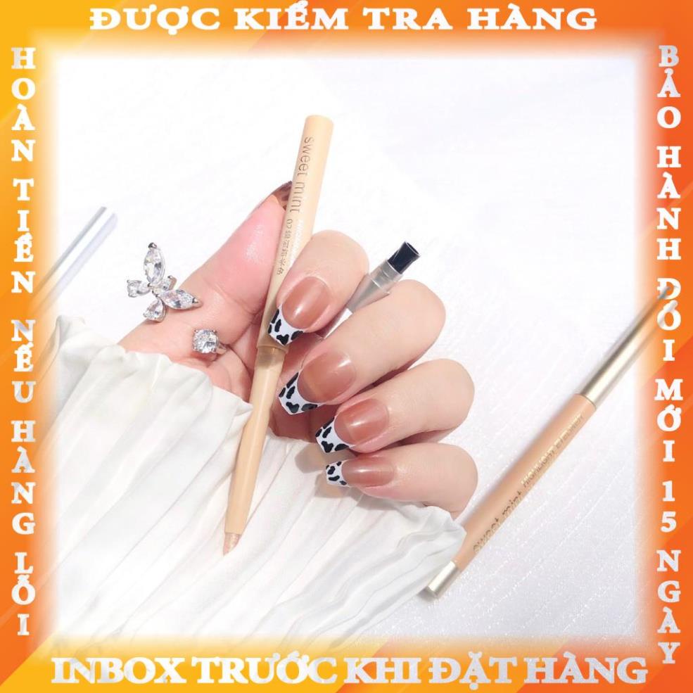 Bút sáp nhũ trang điểm bắt sáng Sweet Mint Highlight vỏ vàng Sena Beauty baochau