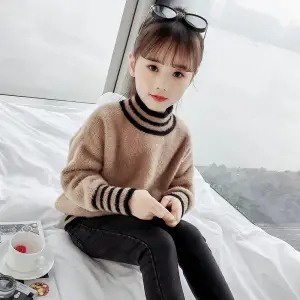 Mẫu áo len cho bé gái 6 tuổi (3-10 tuổi☑️ Thời trang bé gái 7 tuổi size đại 35kg 40kg 30kg
