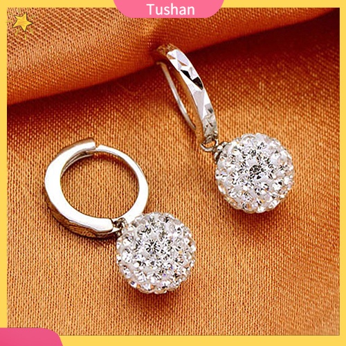 Bông tai đính đá dáng dài thời trang dành cho nữ