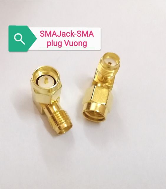 Đầu chuyển đổi Jack SMA ren ngoài sang SMA Plug ren trong cho Anten wifi