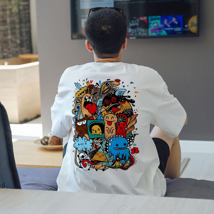 Áo thun nam nữ tay lỡ unisex DDream dáng rộng Màu Sắc Siêu Đẹp, áo phông nam nữ unisex trắng basic | BigBuy360 - bigbuy360.vn