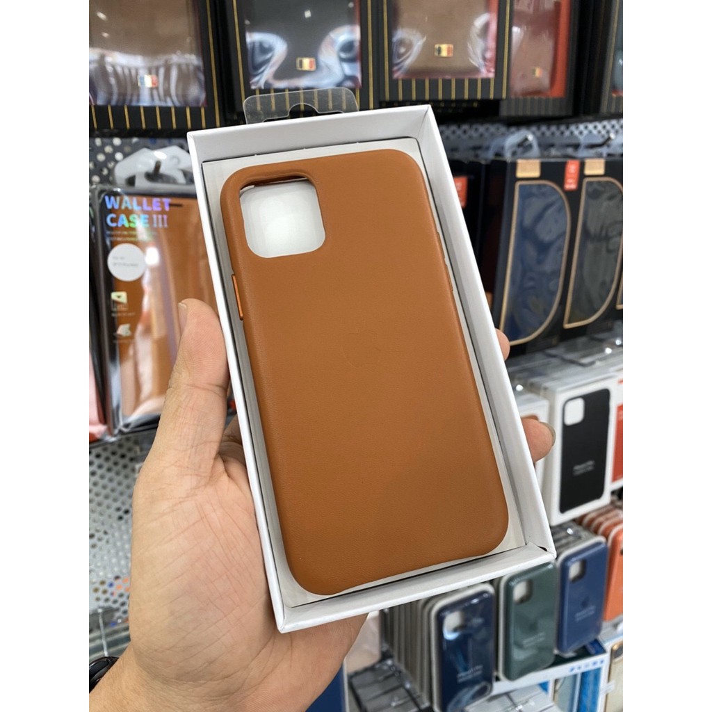 [Mã ELFLASH5 giảm 20K đơn 50K] Ốp lưng da Leather case IPhone 11-IPhone 11 Pro-IPhone 11 Pro Max - Huco Việt Nam