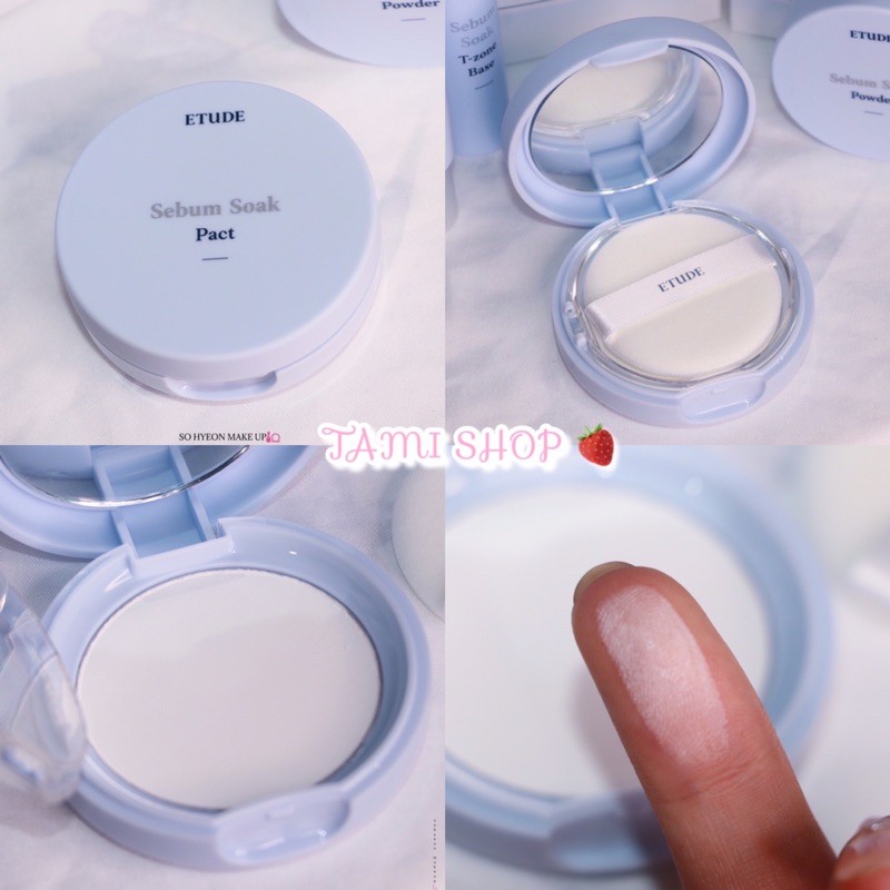 Phấn Phủ Etude House Sebum Soak Powder / Pact ( Bill Ảnh Cuối )