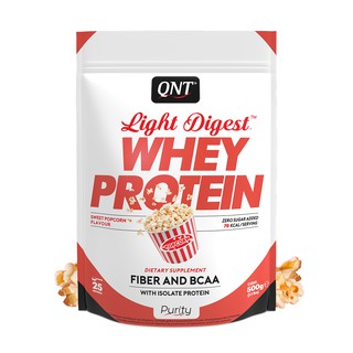 QNT Whey Protein Light Digest Popcorn Flavour 500g- Whey Protein Tăng Cơ vị Bắp Rang Bơ Ngọt Chính Hãng