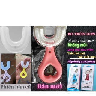 Bàn chải đánh răng chữ U cho bé SINI, Siêu mềm, tập đánh răng cho bé,Tạo thói quen