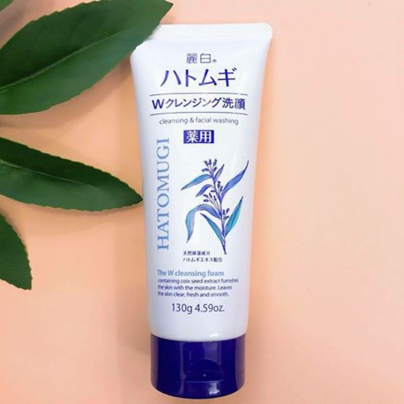 Sữa rửa mặt Hatomugi Naturie - 130g từ Nhật Bản