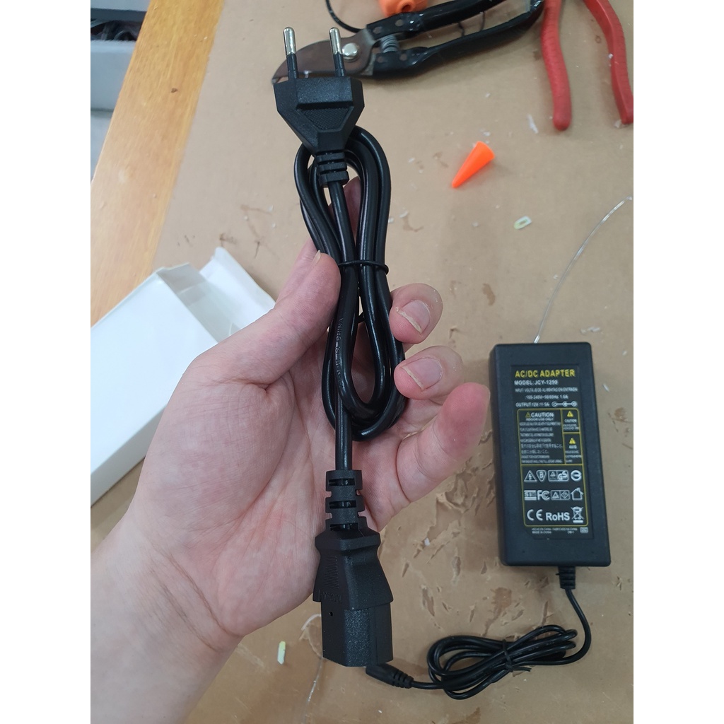 Adapter 12v-5A loại tốt, dùng cho Led, Camera