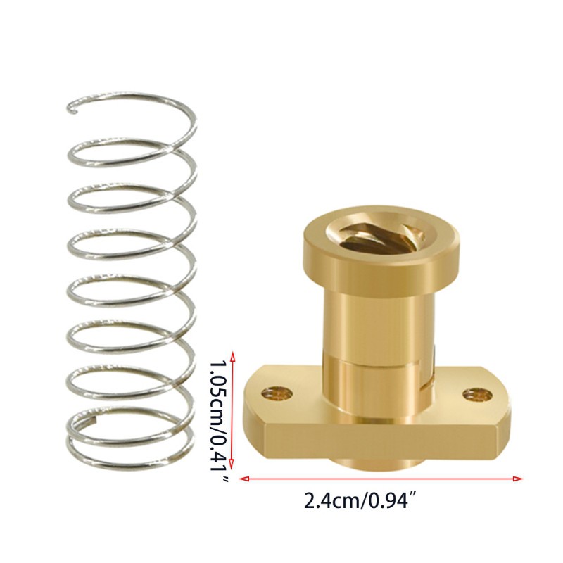 Đai Ốc Chống Lưng T8 Cho Máy In 3d 3 Cr-10 / Tornado / Clone 8mm Acme