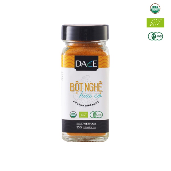 Bột nghệ hữu cơ Dace (55g) - Việt Nam