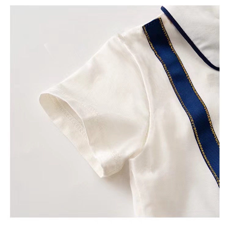 Áo Liền Quần Bằng cotton Mỏng Tay Ngắn Thời Trang Mùa Hè Cho Bé Trai 0-18 Tháng Tuổi