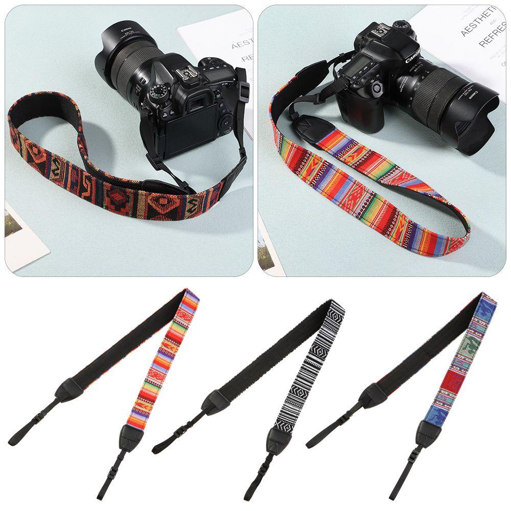 Dây Đeo Máy Ảnh SLR Bằng Da PU Phong Cách Dân Tộc SHOUKEY SLR DSL / DSLR