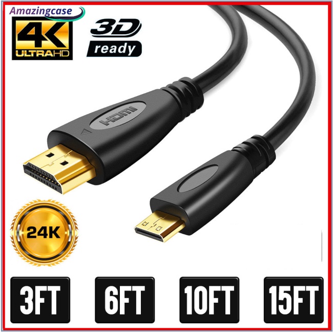 High-Speed Mini HDMI to HDMI Cable HDMI HDMI A Adapter to HDMI 4K Mini