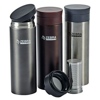 Bình giữ nhiệt inox 304 Zebra Eva 450ml có lưới lọc 112915
