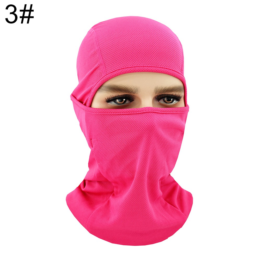 Mũ trùm đầu Balaclava chống bụi che nắng/ tia UV dành cho người đi xe máy / xe đạp