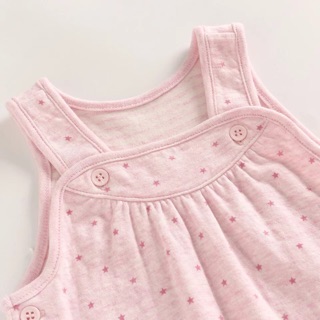 Set 2pcs Jumpsuit Bé Gái Chấm Bi Vlinder