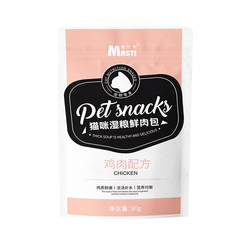 Pate sợi thịt tươi Pet Snacks Masti 90g cho mèo