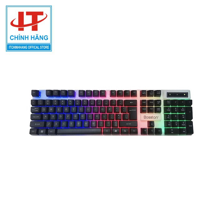 BÀN PHÍM GIẢ CƠ BOSTON RDRAGS 808 LED USB -GAME