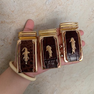 [HÀNG CÓ SẴN] Đầu Khoá Thắt Lưng Da Cá Sấu - 3.5cm