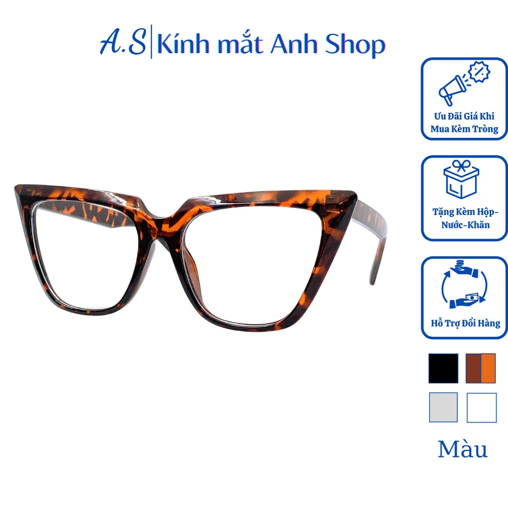 Kính mát vuông to nam nữ nhiều màu sắc 3362