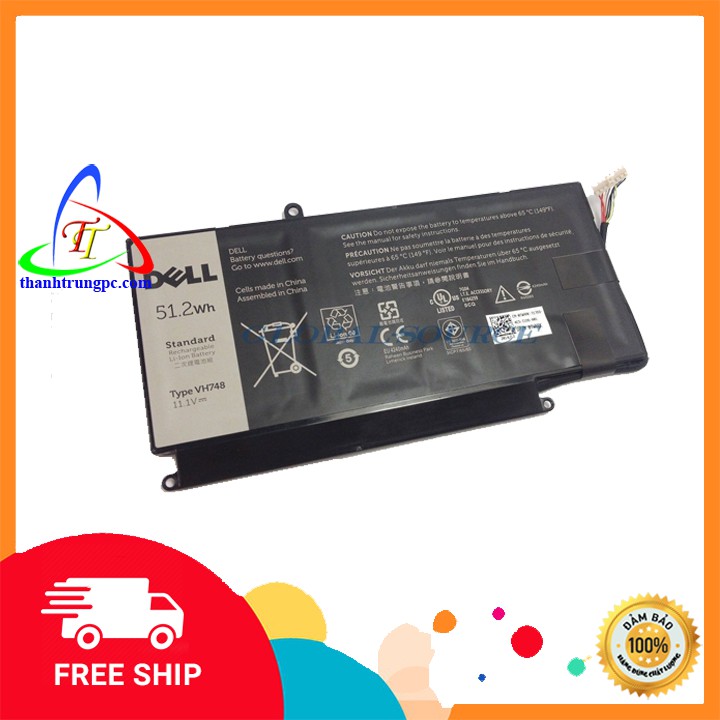 [Mã 44ELSALE2 giảm 7% đơn 300K] Pin Laptop Dell Vostro 14-5480 V5460 V5560 V5470 V5480 5439 VH748 6PHG8 Pin Zin