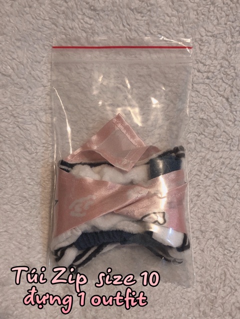 Túi zip nhỏ 10 x 15