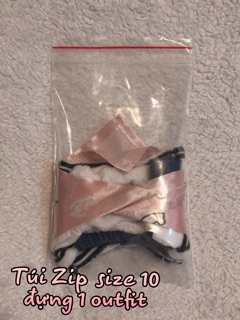 Túi zip nhỏ 10 x 15
