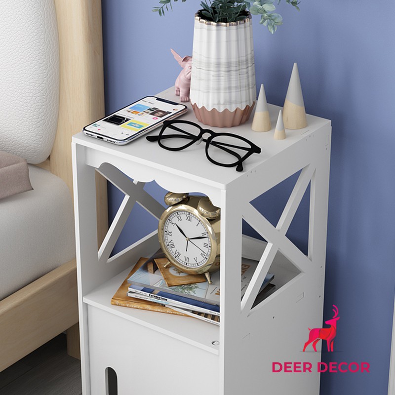 Kệ Tủ Đầu Giường Bằng Nhựa Hiện Đại Sang Trọng - Deer Decor