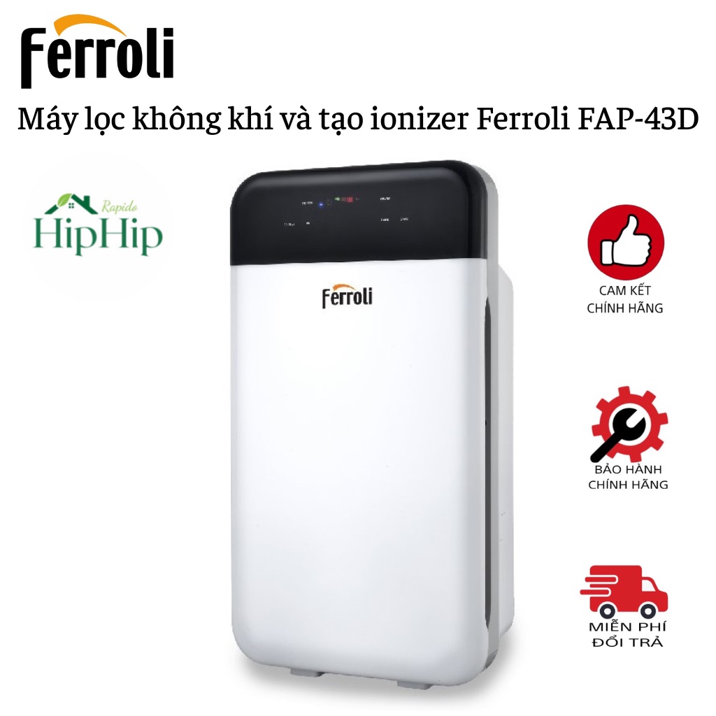 Máy lọc không khí và tạo ionizer Ferroli FAP-43D