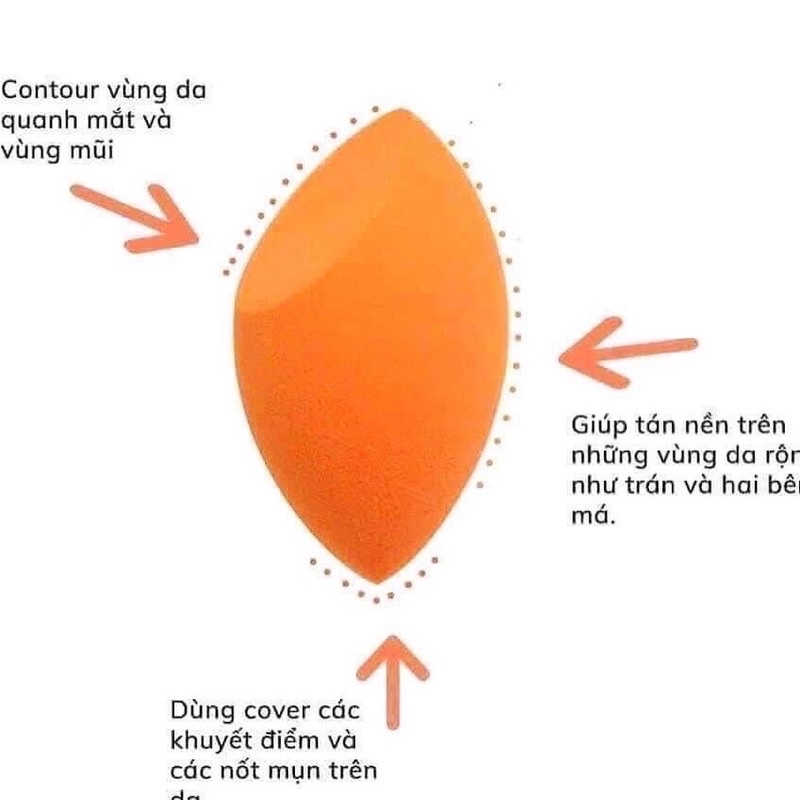 Mút tán nền makeup Real Techniques Complexion Sponge