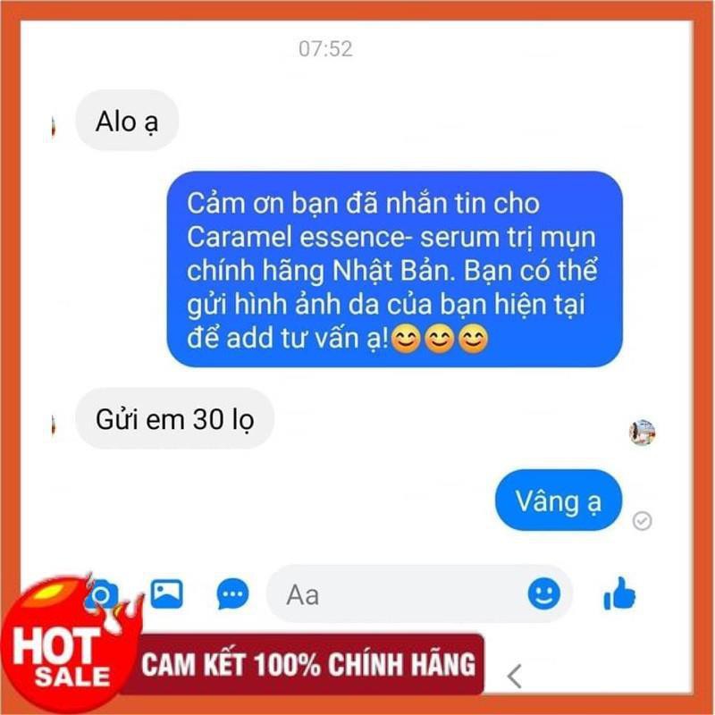 Serum caramel essence( 1 tuần dùng không hiệu quả được đổi trả hoàn tiền)