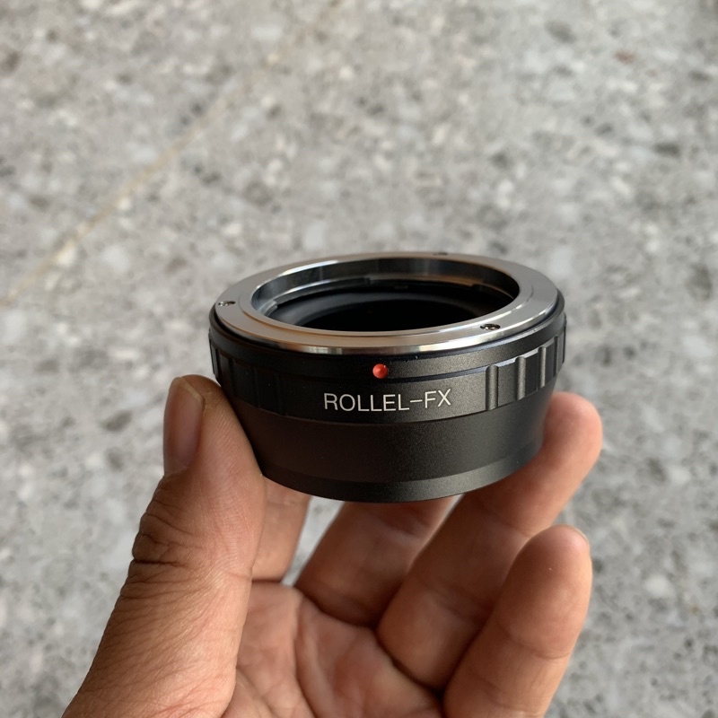 Ngàm chuyển QBM-FX - sử dụng lens Rollei QBM trên máy Fujifilm