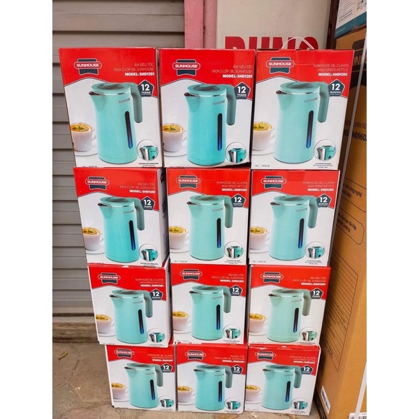 Ấm siêu tốc 2 lơp Sunhouse SHD1351