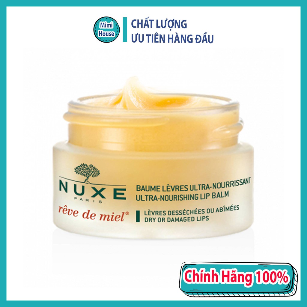 Hũ Dưỡng Môi Nuxe Reve de Miel [CHUẨN PHÁP 100%] Nội Địa Pháp 15gr
