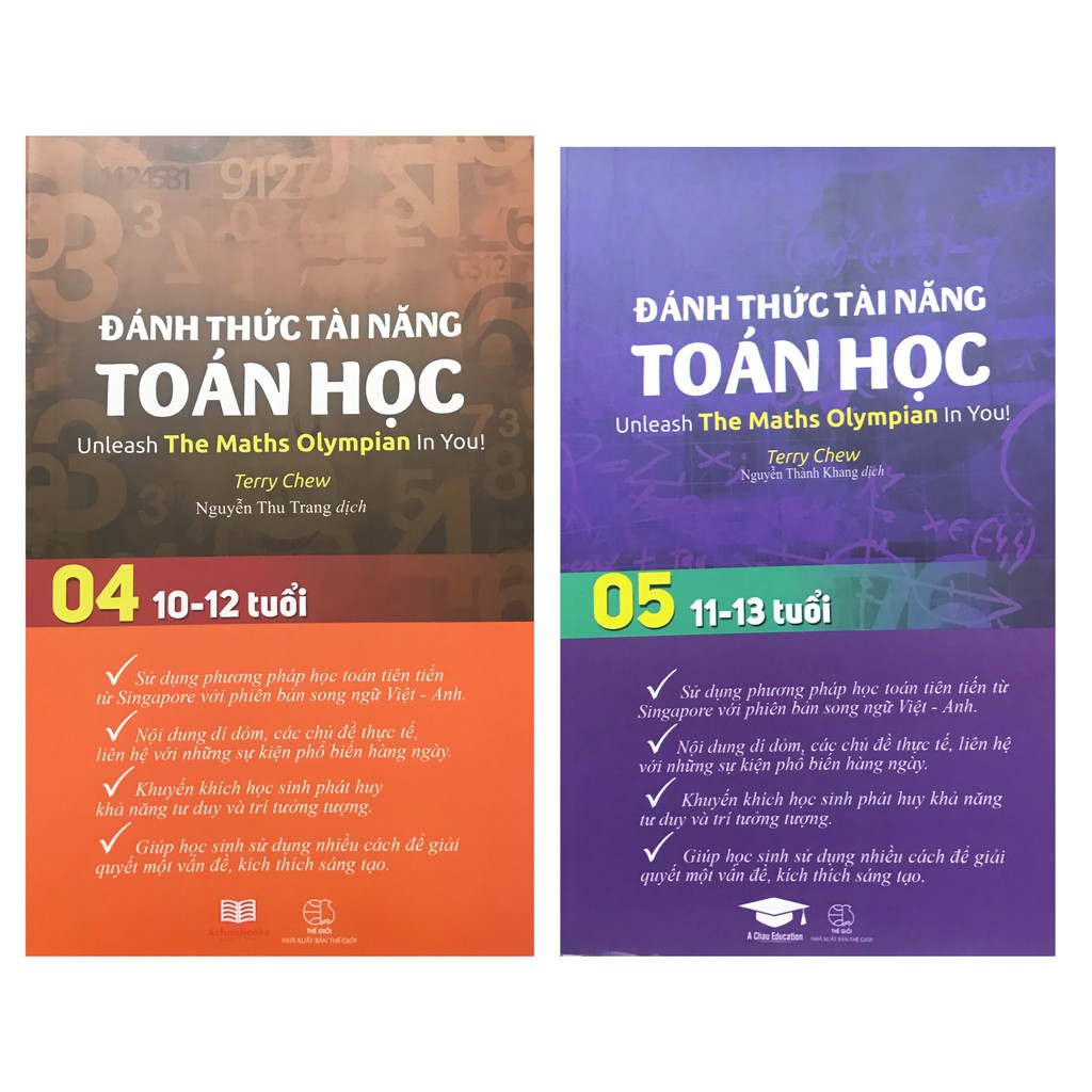 Sách - Combo Đánh thức tài năng toán học 4 + 5