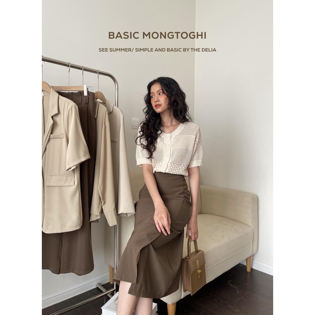 7055 ÁO LEN ĐAN CỔ TRÒN CÓ CÚC