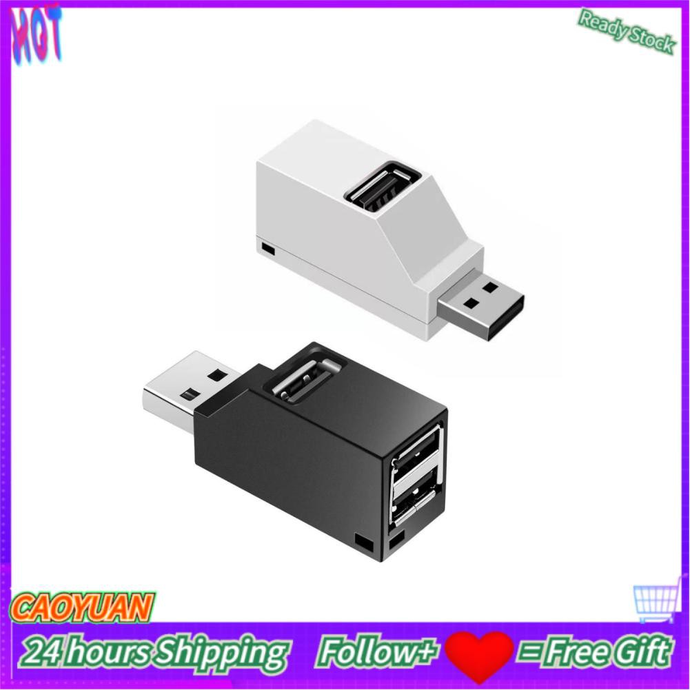 Hub Chia Cổng Usb Màu Trắng / Đen Cho Bàn Phím Máy Tính