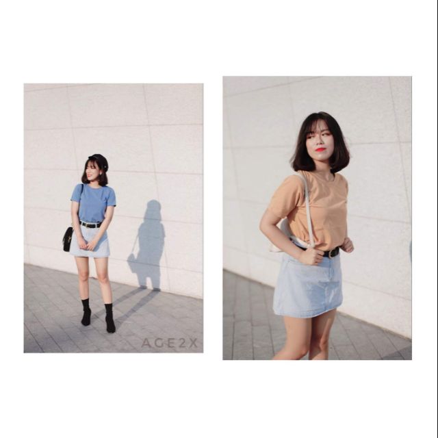 Áo thun trơn AGE2X